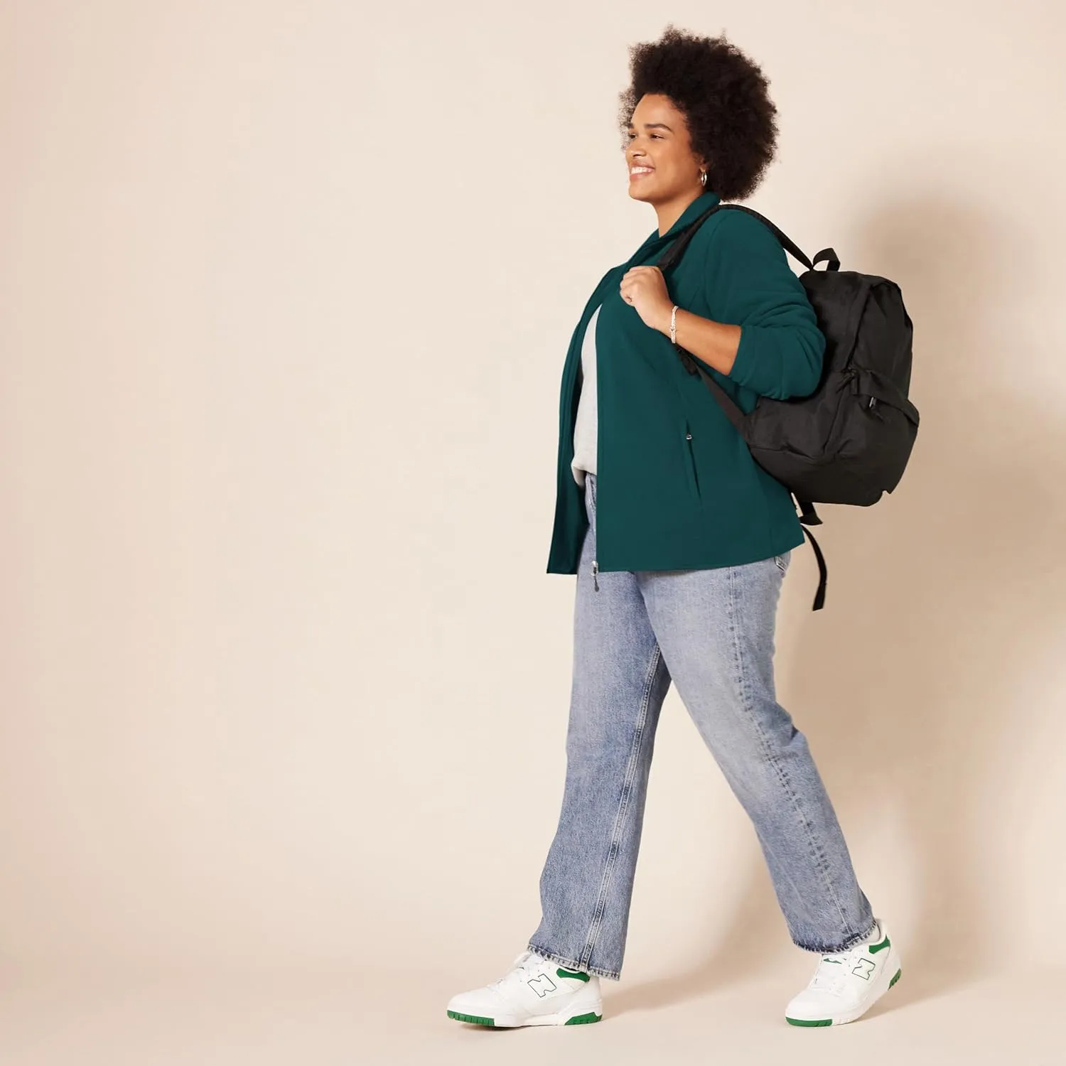 Amazon Essentials Women's Classic-Fit Full-Zip Polar Soft Fleece Jacket (Available in Plus Size)