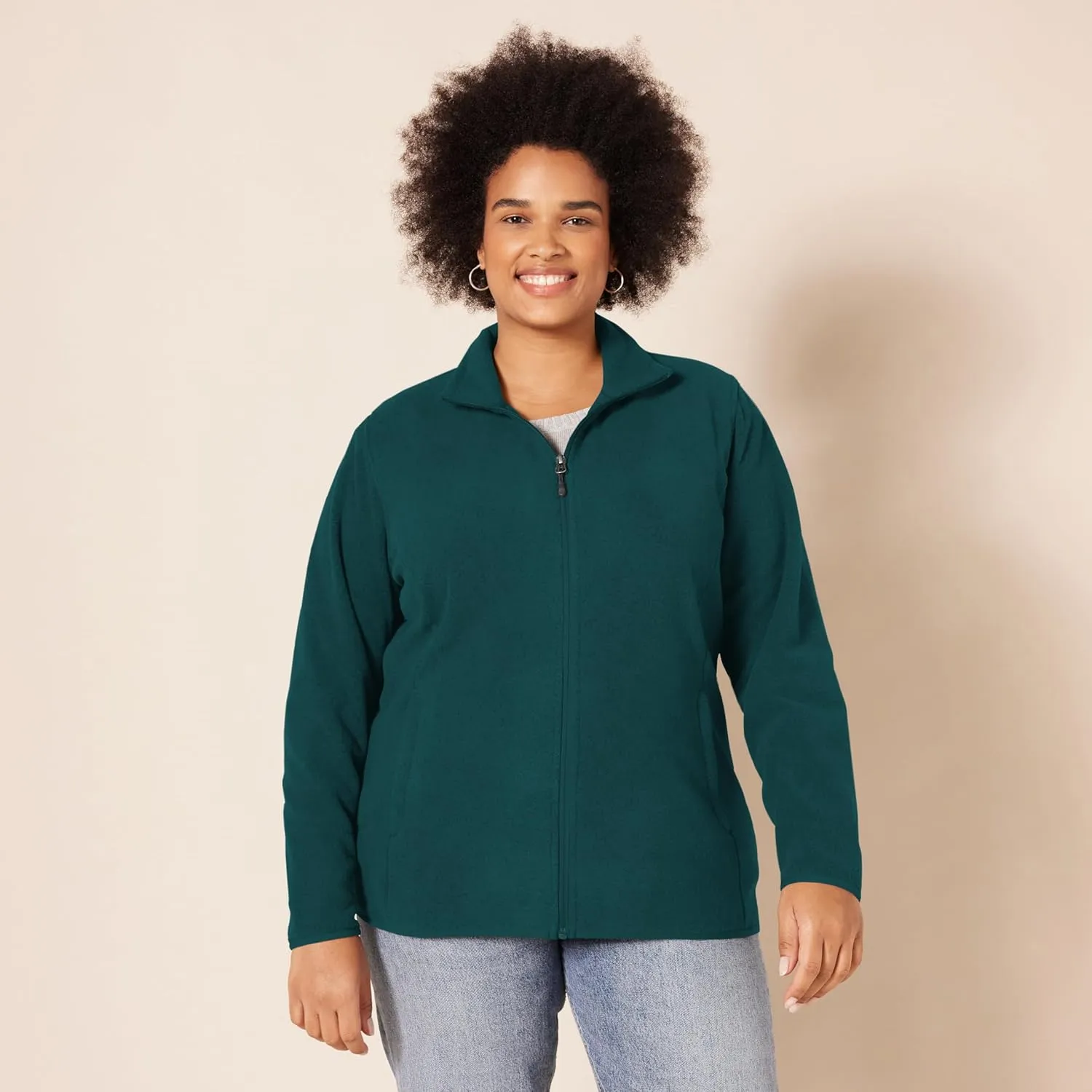 Amazon Essentials Women's Classic-Fit Full-Zip Polar Soft Fleece Jacket (Available in Plus Size)