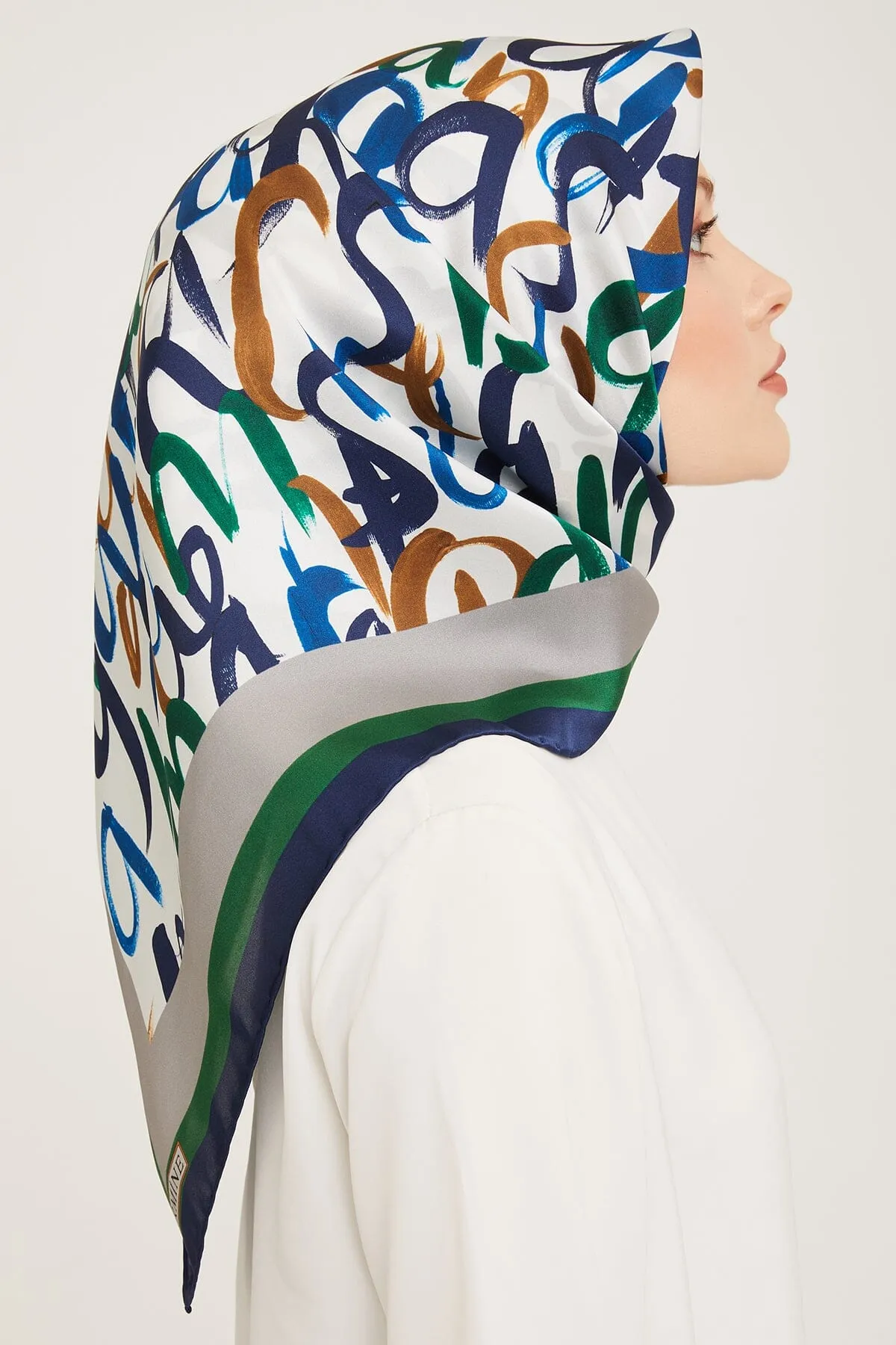 Armine Nudle Designer Silk Scarf #31