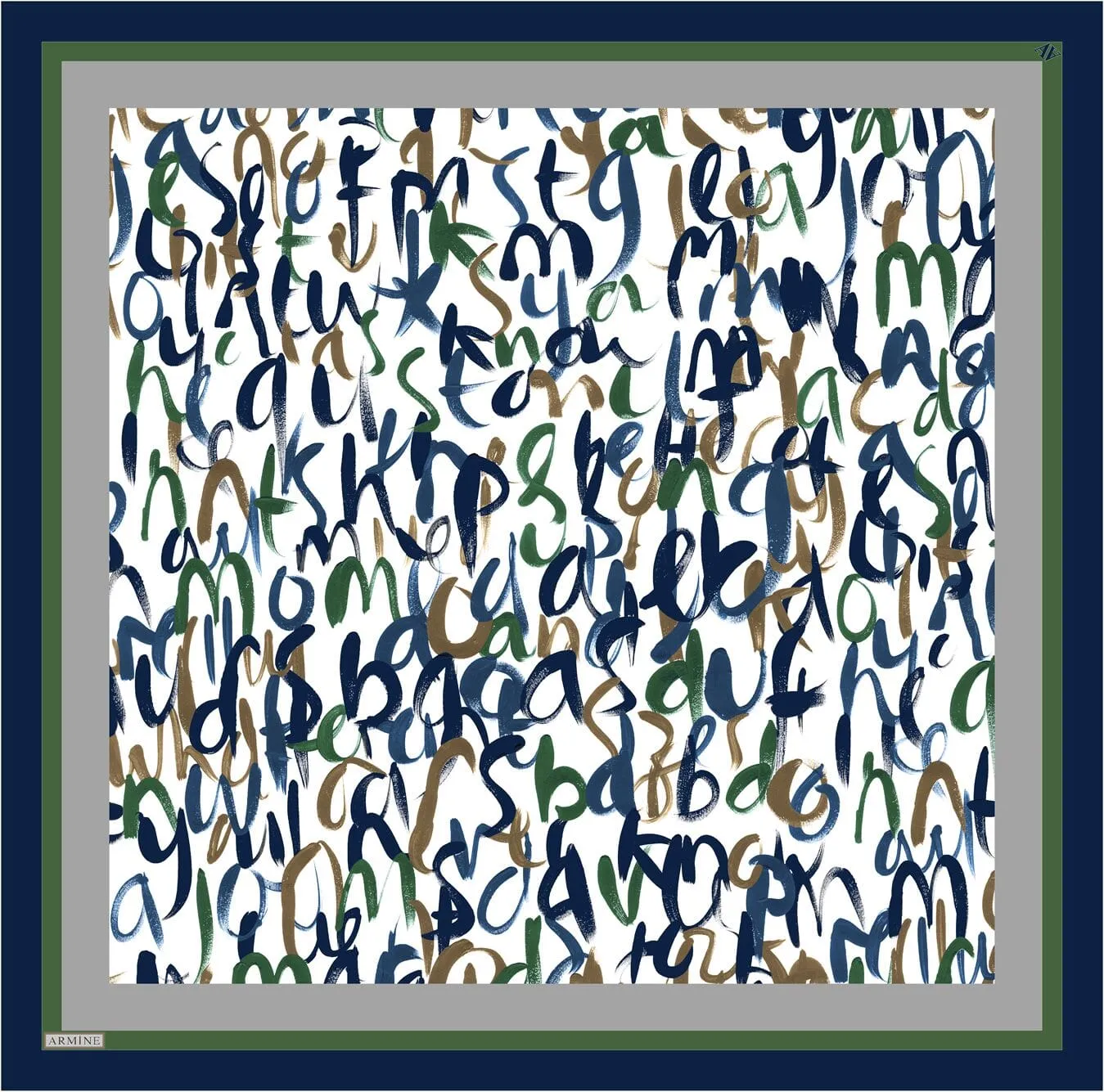 Armine Nudle Designer Silk Scarf #31