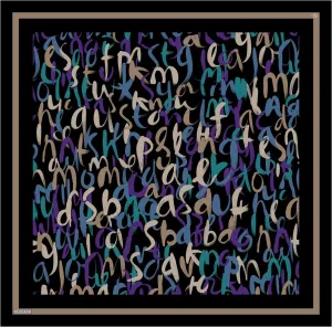 Armine Nudle Designer Silk Scarf #8
