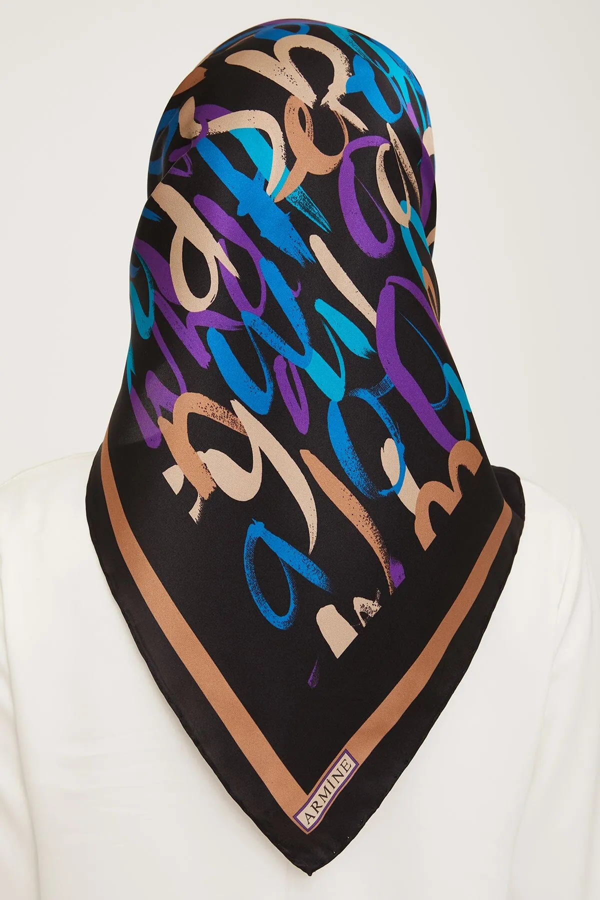 Armine Nudle Designer Silk Scarf #8
