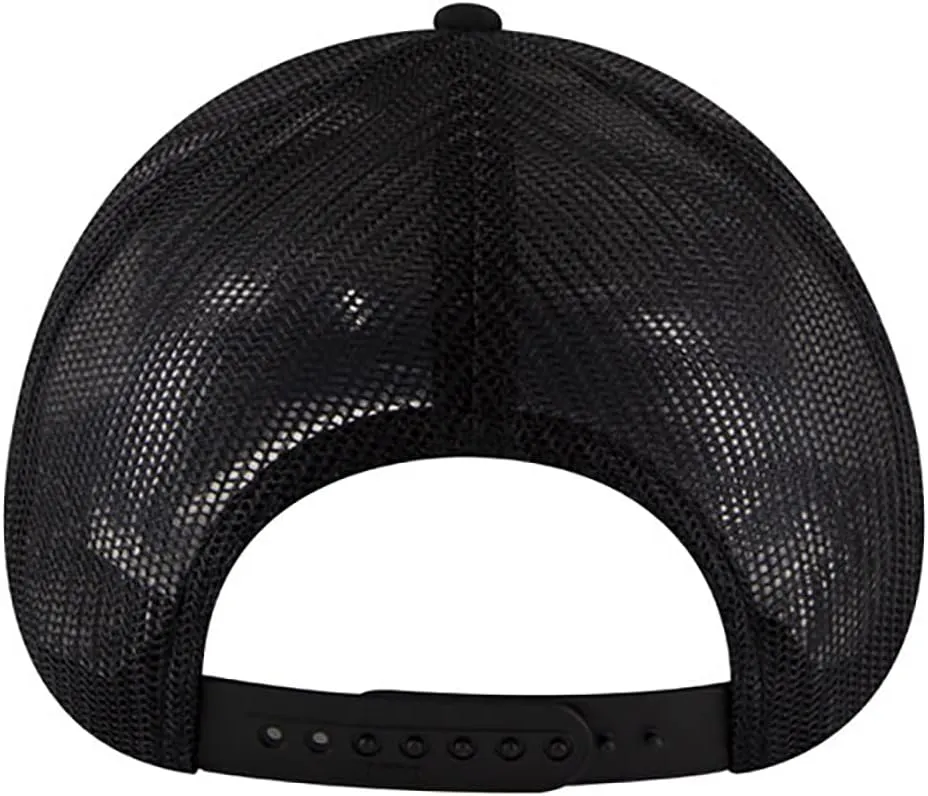 Ashen Fane 6 Panel Low Profile Contrast Vertical Mesh Back Snapback Hat