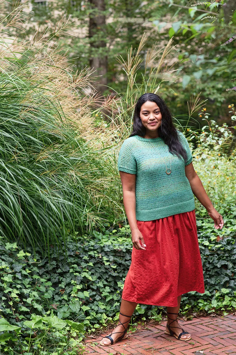 Berroco Summer Sesame Patterns - Vittoria Tee - PDF Download