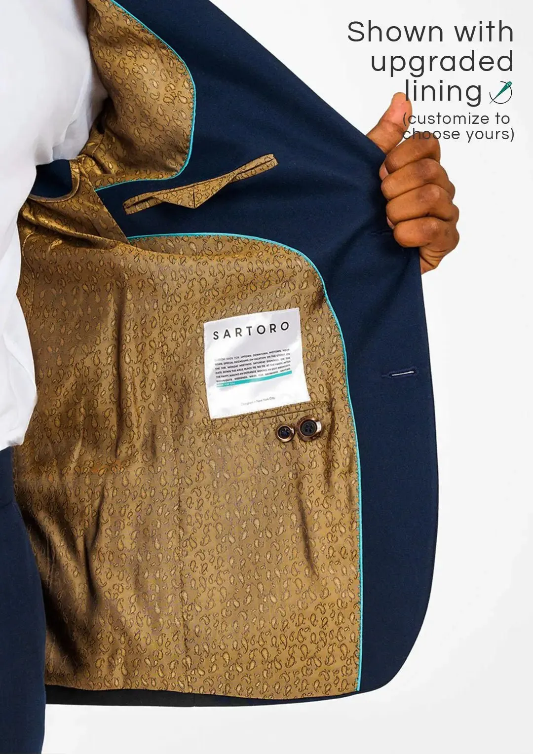 Bryant Navy Cotton Jacket