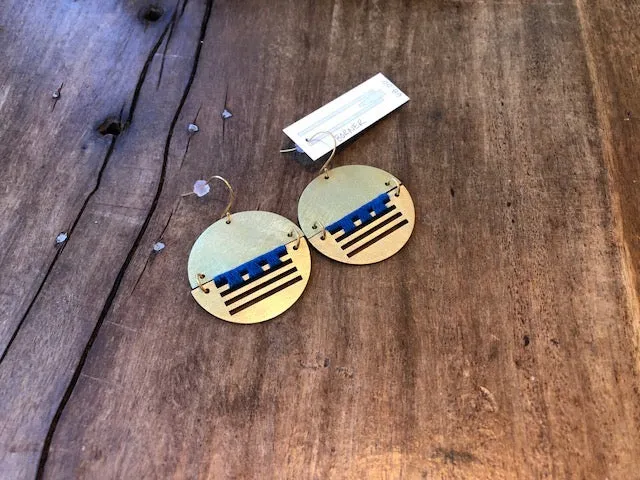 Haden Designs Borner Earrings (Two Thread Colors)