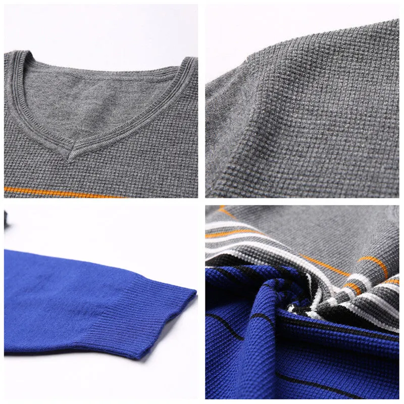 Homme Multi-Striped Pullover