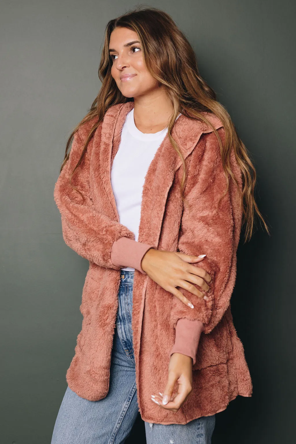It Wasn't Me Shaggy Fleece Jacket