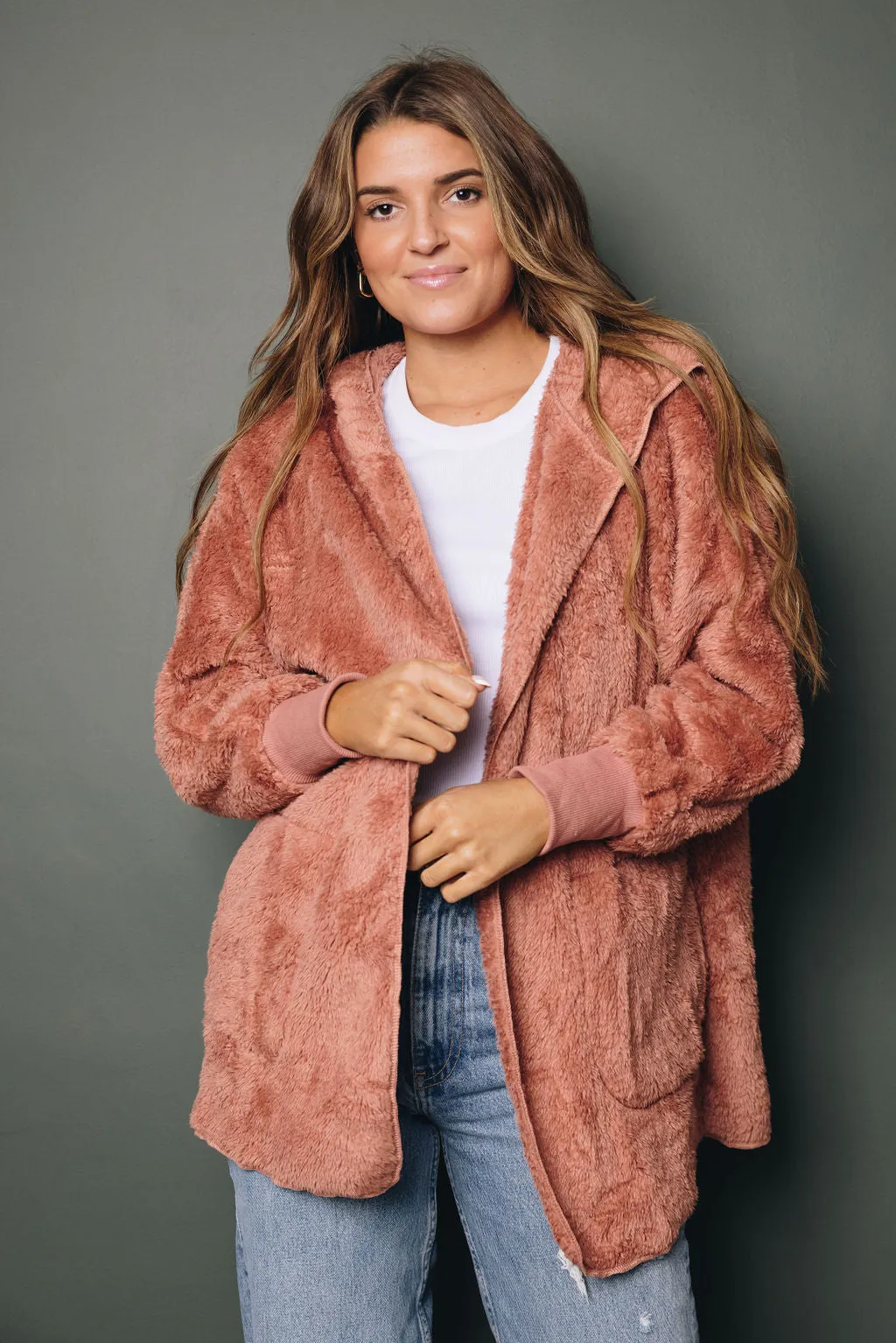 It Wasn't Me Shaggy Fleece Jacket