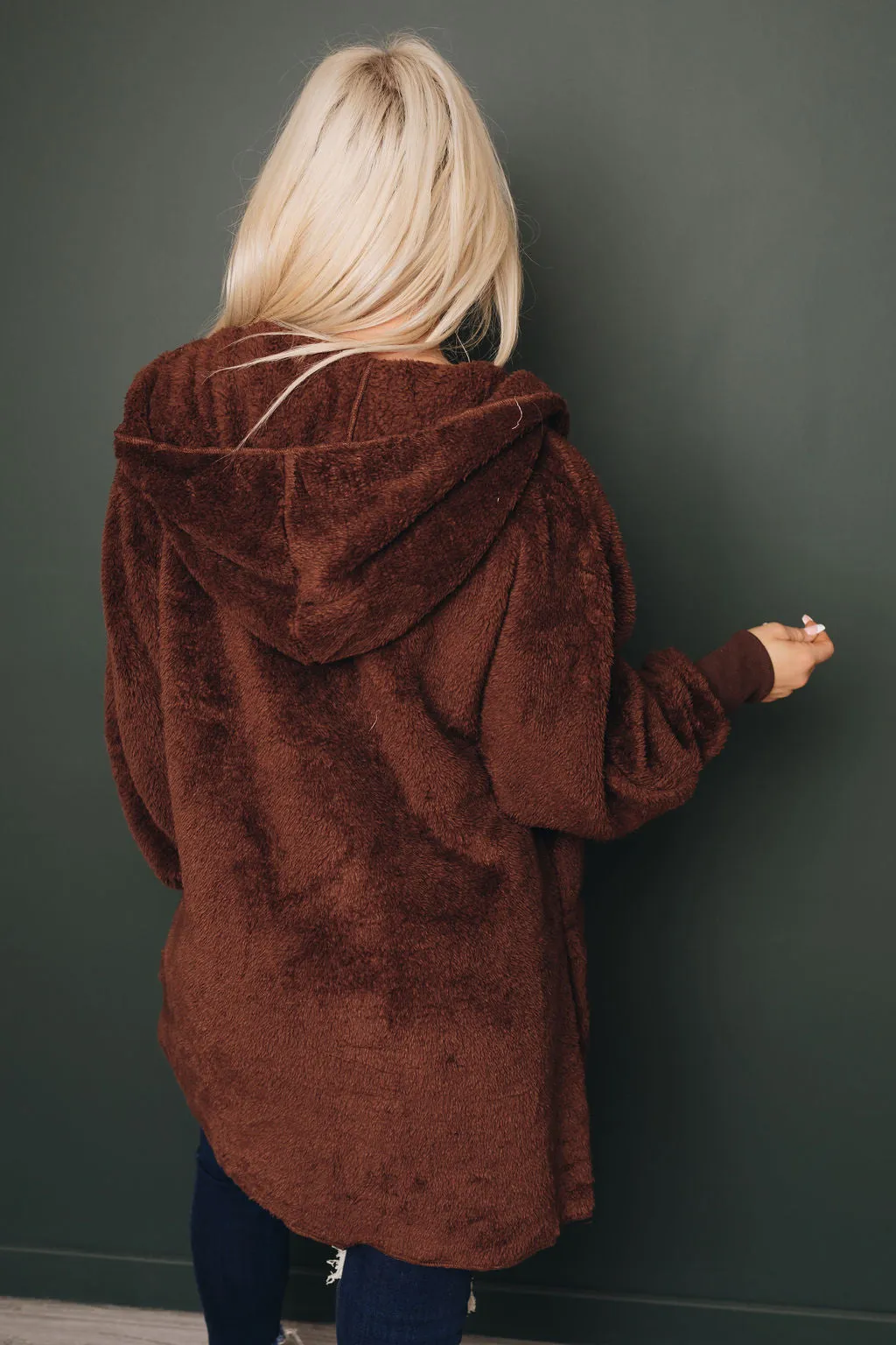 It Wasn't Me Shaggy Fleece Jacket