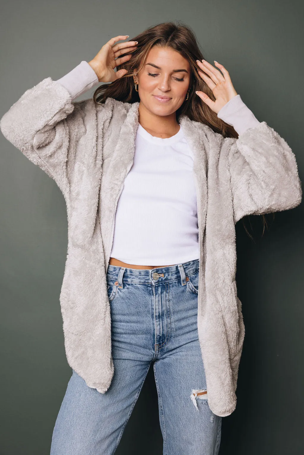 It Wasn't Me Shaggy Fleece Jacket