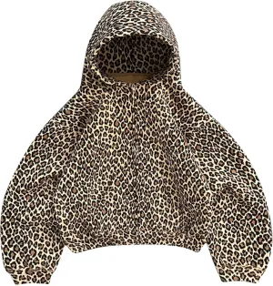 leopard print hoodie,cheetah print hoodie,cheetah print sweatshirt Long Sleeve Casual Loose Fit Fall Y2k Graphic Hoodies