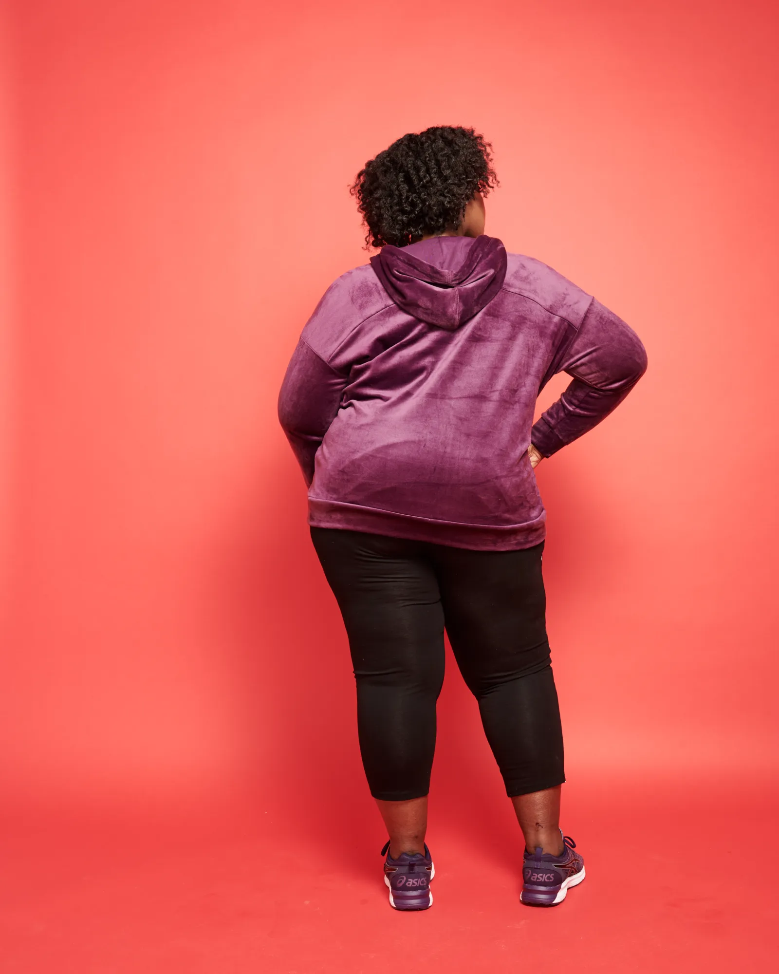 Lillybelle Velvet Quarter Zip  | Purple