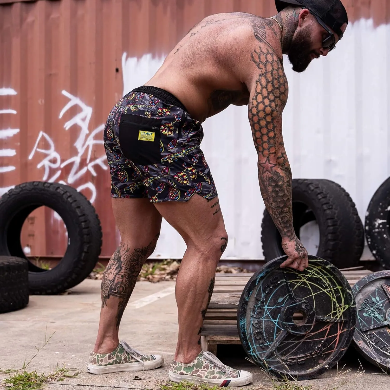 Men’s Hybrid Athletic Shorts | 5" Inseam | Perfect for Gym and Swim| Quick Dry Lightweight Material