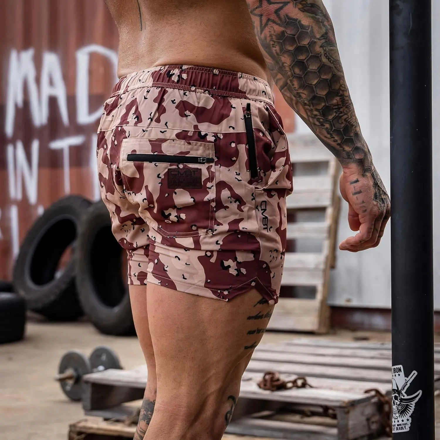 Men’s Hybrid Athletic Shorts | 5" Inseam | Perfect for Gym and Swim| Quick Dry Lightweight Material