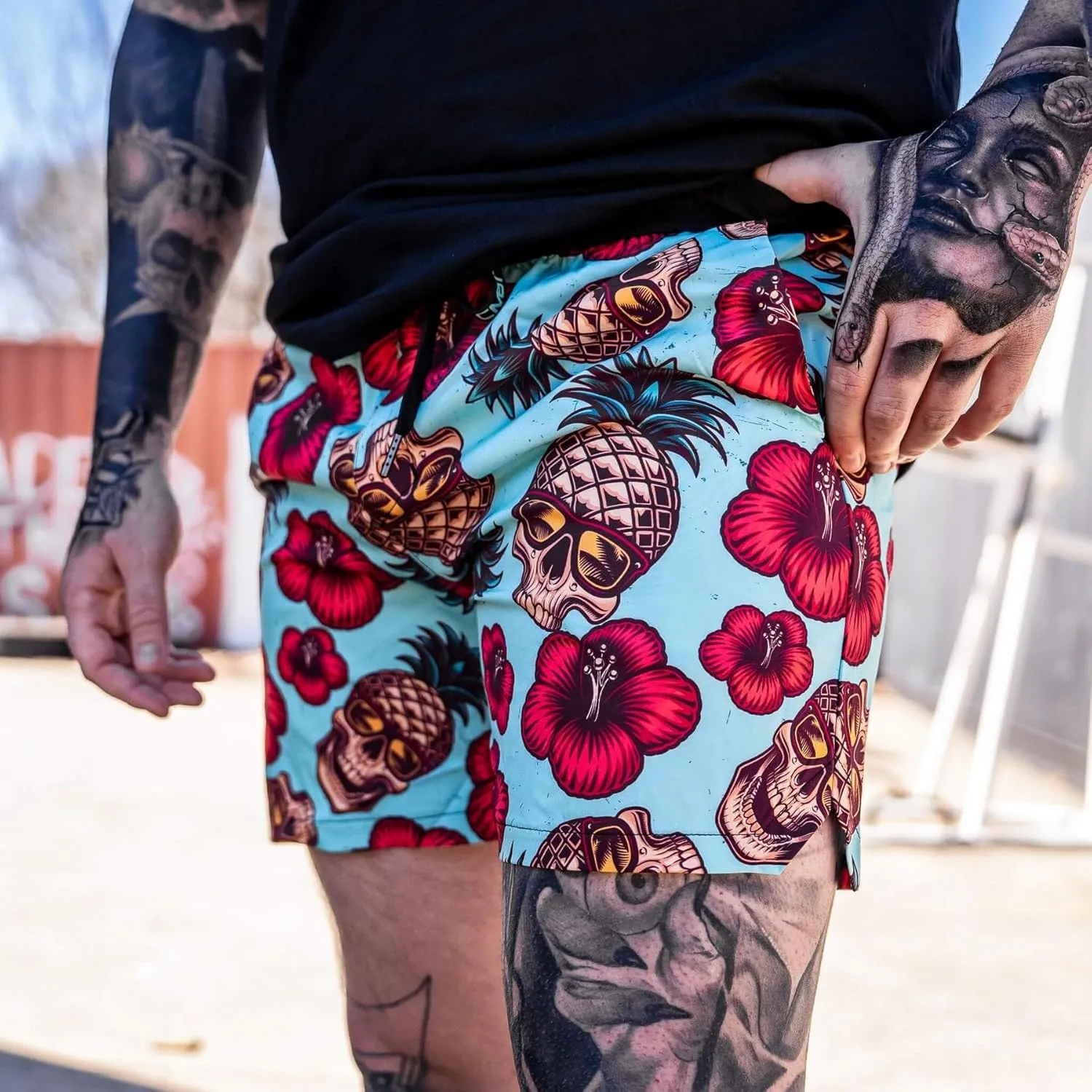 Men’s Hybrid Athletic Shorts | 5" Inseam | Perfect for Gym and Swim| Quick Dry Lightweight Material