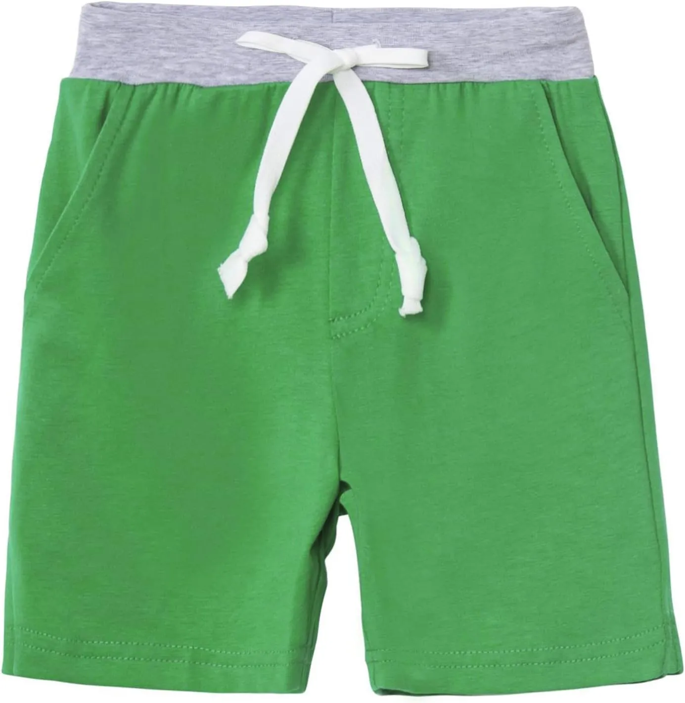 Mud Kingdom Classic Shorts for Boys Thin Jersey Material Cotton Drawstring Casual Summer Lightweight