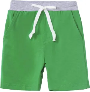 Mud Kingdom Classic Shorts for Boys Thin Jersey Material Cotton Drawstring Casual Summer Lightweight