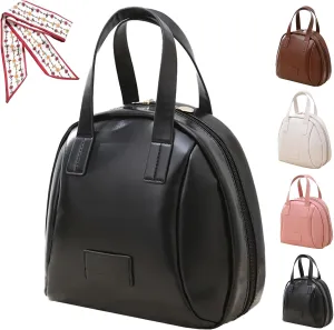 Multi-layered Shell-Shaped Cosmetic Bag, Shell Shaped Makeup Bag with Compartments, Waterproof Portable (Black)