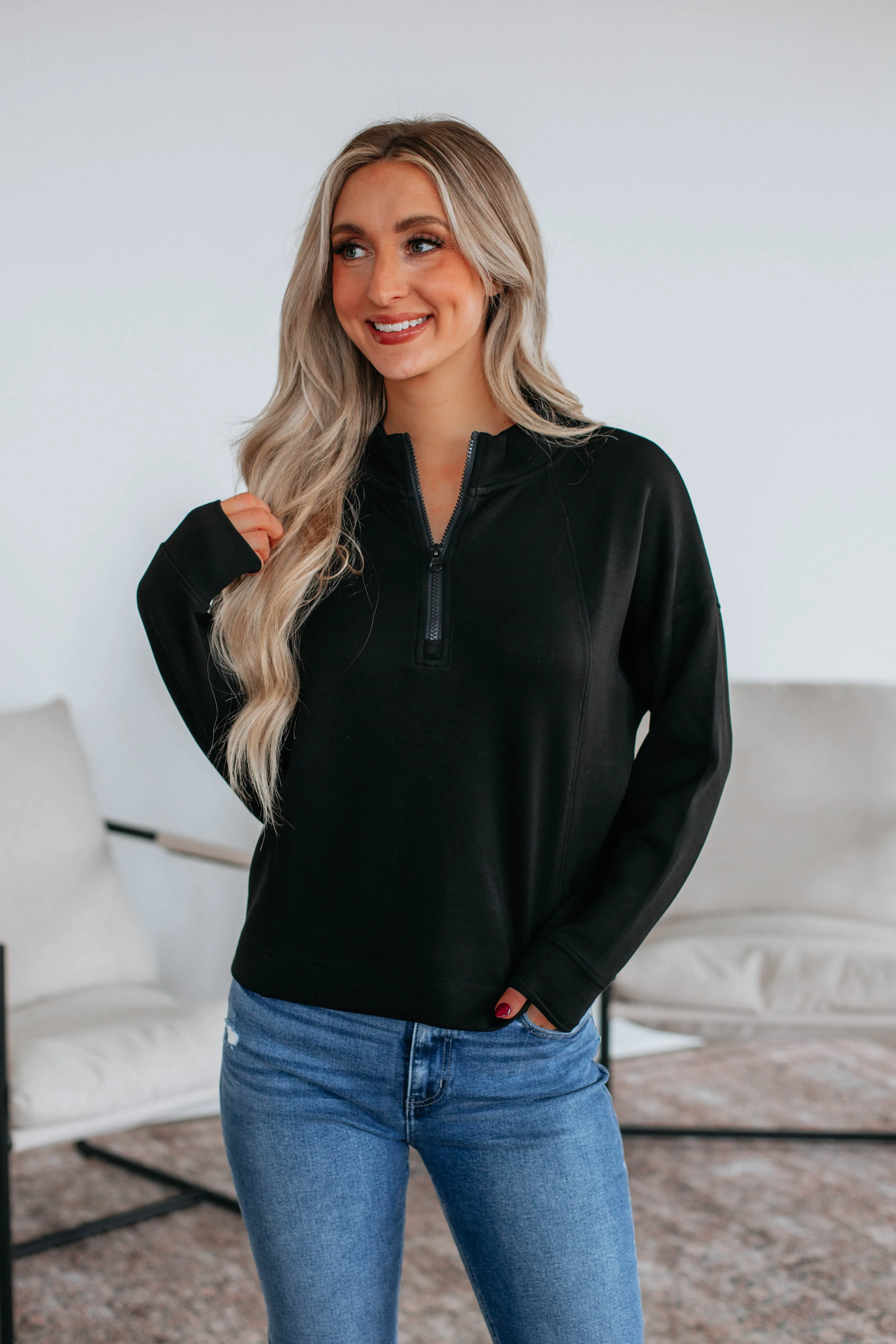 Rosanna Lounge Pullover - Black