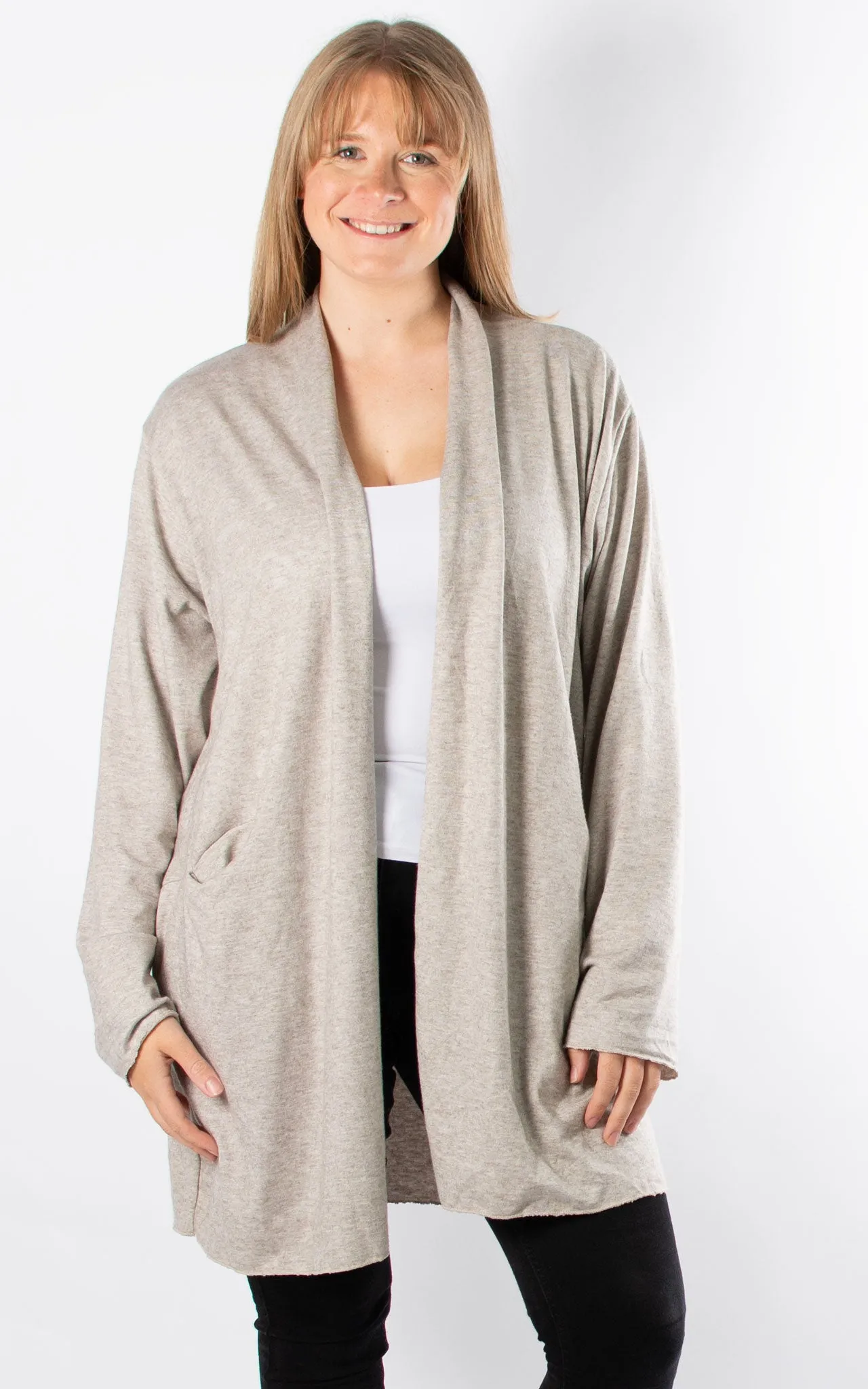 Soft Knit Cardigan | Oat