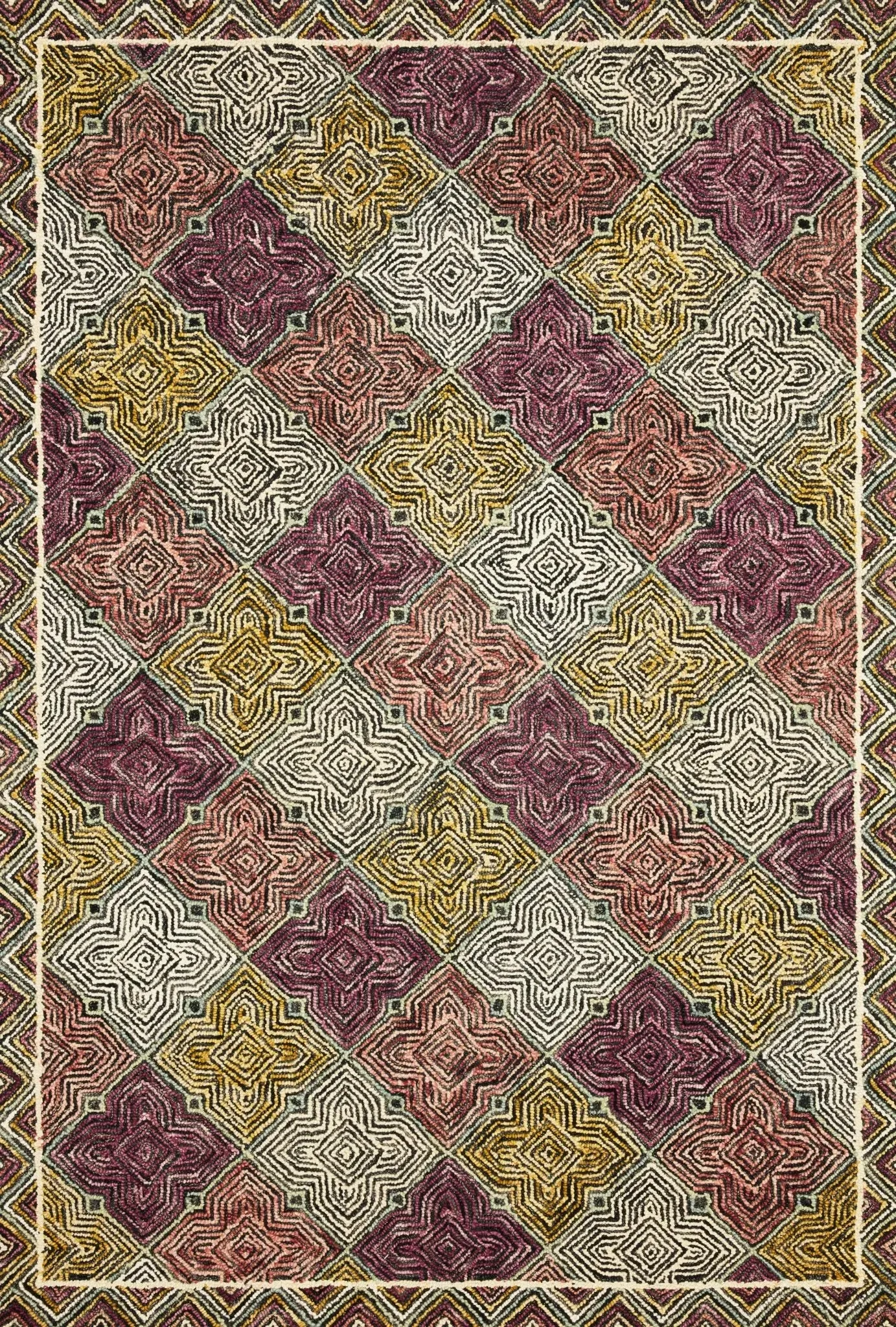 Spectrum Spe-03 Charcoal/Multi Rug
