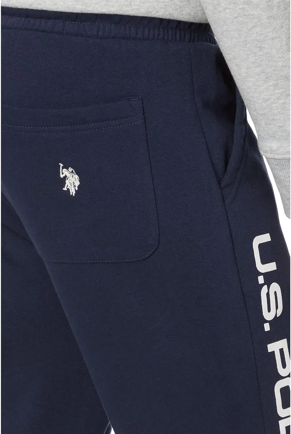 U.S. POLO ASSN. Men's Graphic Print Fleece Knit Jogger Pants