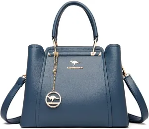 Women's Crossbody Bag Luxury 3 Layers Shoulder Bags PU-Leather Handbags Large Capacity Bag Autumn Winter Dating Bag