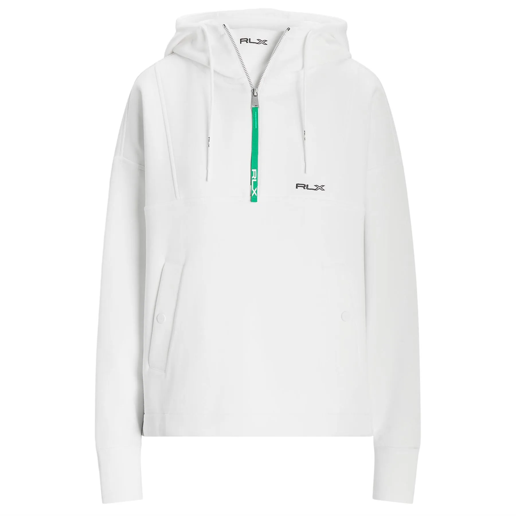 Womens Hybrid Half Zip Paper White - SS24