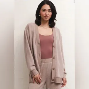 Z Supply Pamelia Cozy Cardigan Toffee